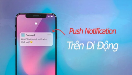 Thông báo ứng dụng Push Notification giữ chân khách hàng bằng nội dung cá nhân hóa và tương tác trực tiếp